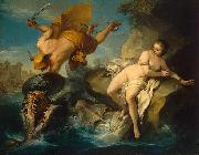 Charles-Amedee-Philippe van Loo Perseus and Andromeda oil painting